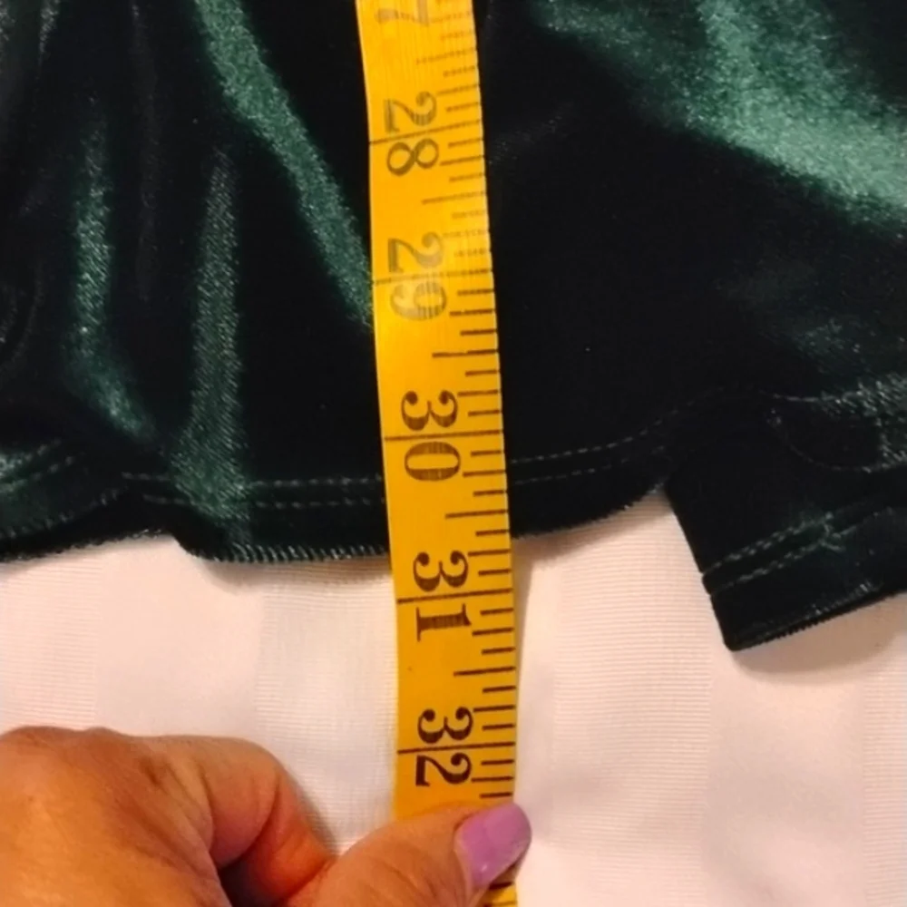 B Smart Junior Elegant Hunter Green Velvet Dress, Size: 3, NWT